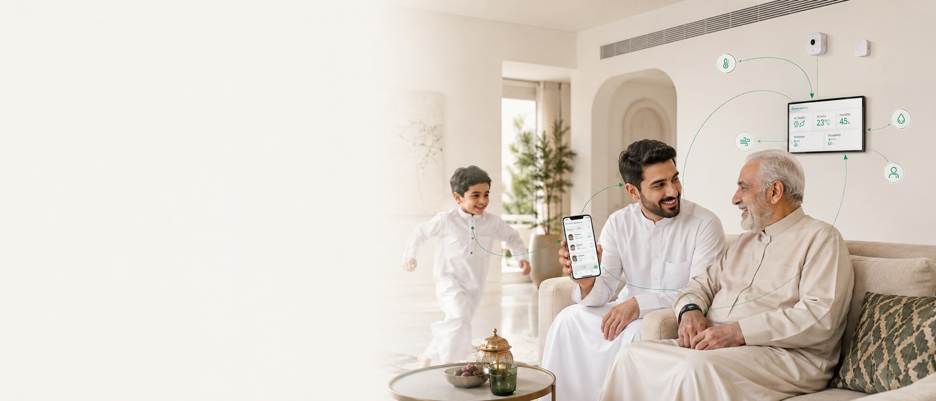 SYLTRA HEALTH in a connected smart home with watches and wearables